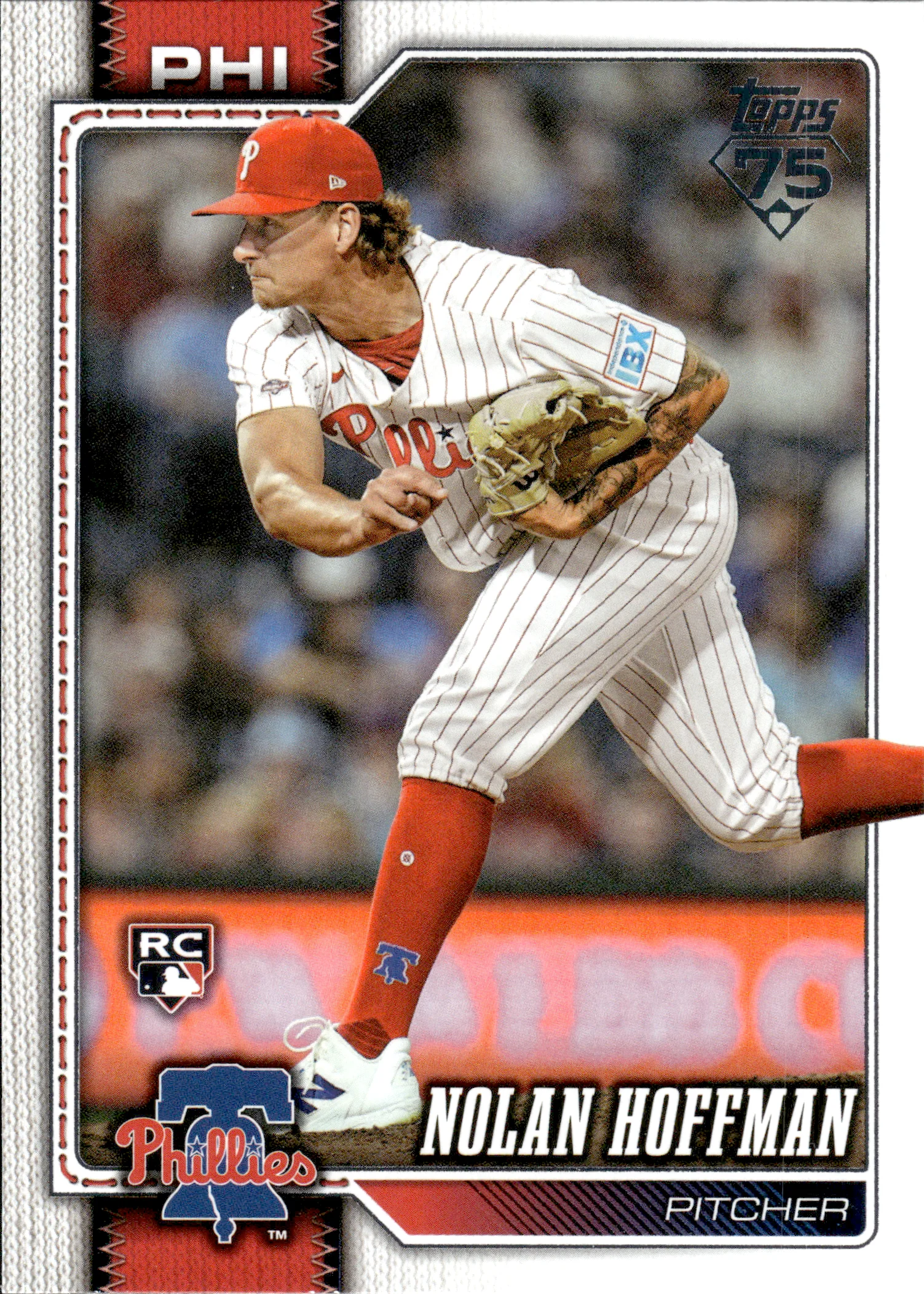 Nolan Hoffman #666 Rookie Card 2026 Topps Series 2 baseball rookie card - Front