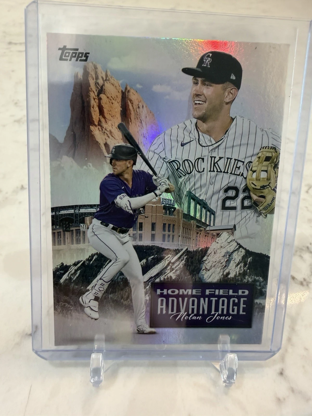 Nolan Jones #HFA-26 2024 Topps Update Series Baseball Home Field Advantage front