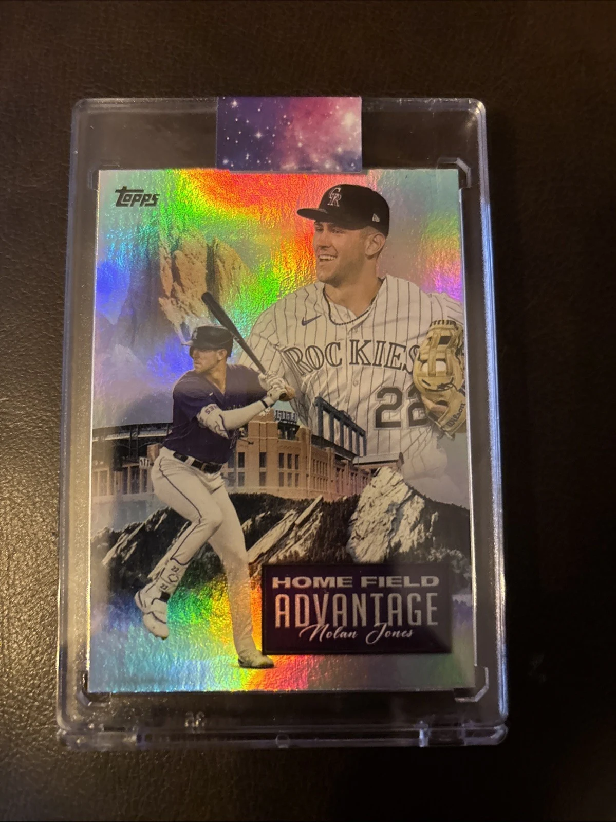 Nolan Jones #HFA-26 2024 Topps Update Series Baseball Home Field Advantage front