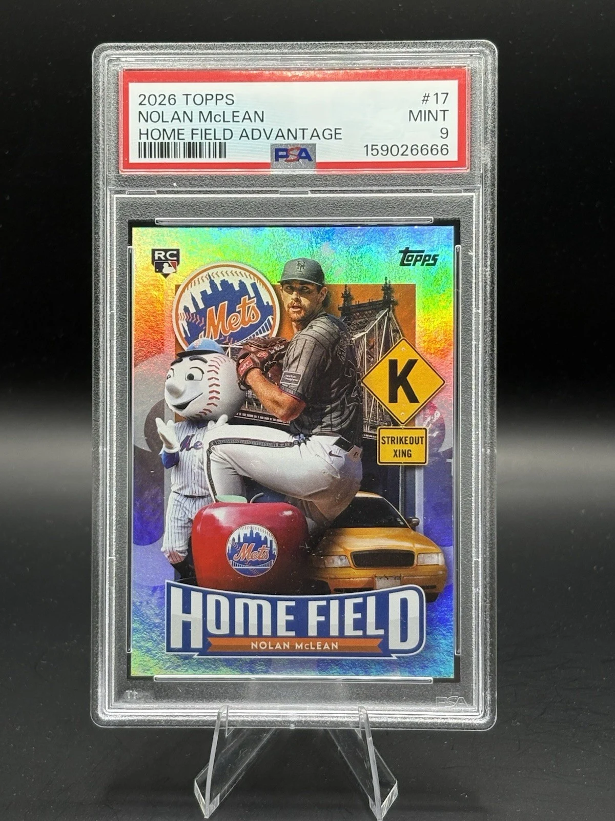 Nolan McLean #HA-17 2026 Topps Series 1 Baseball Home Field Advantage front