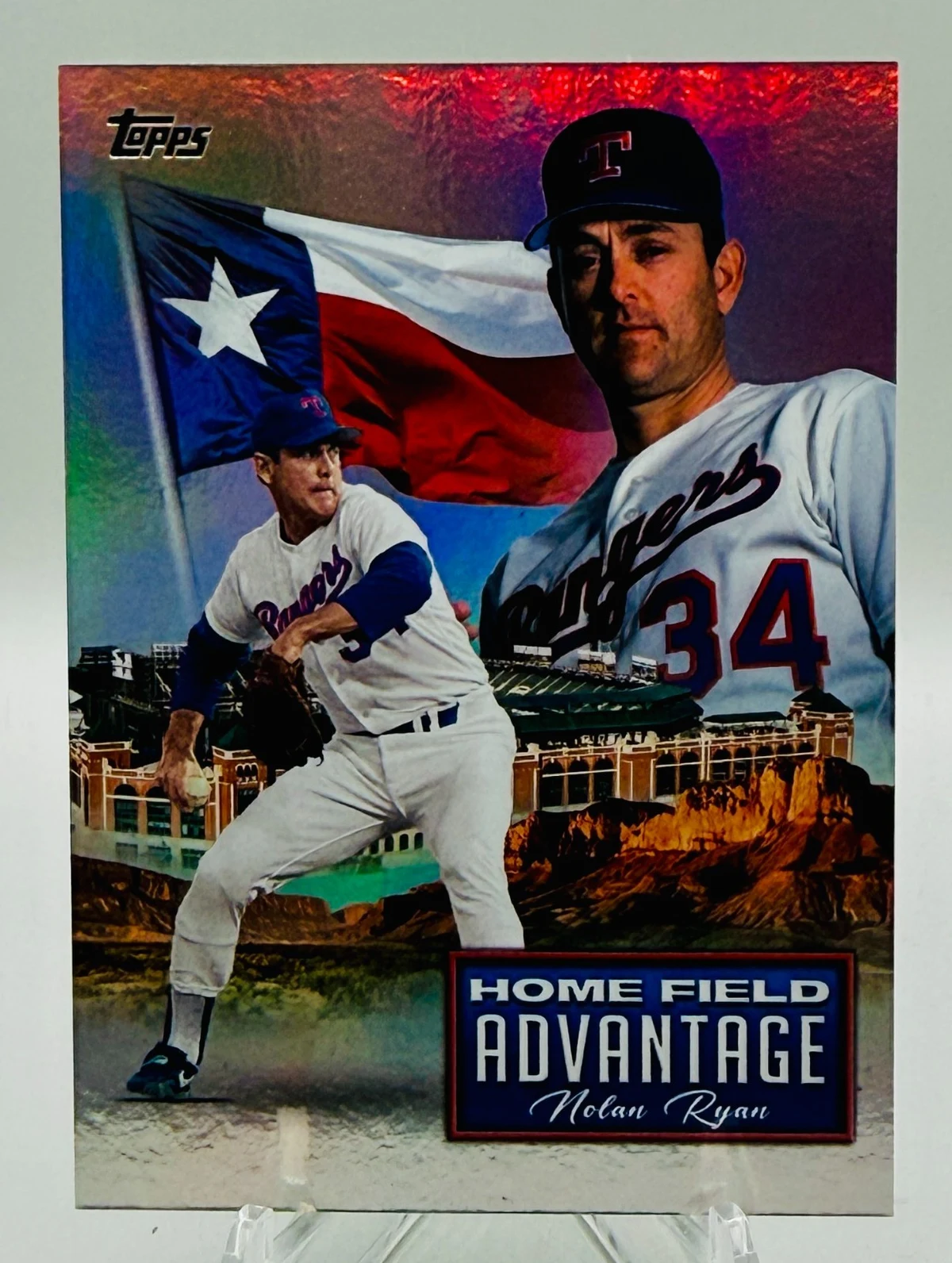 Nolan Ryan #LHA-8 2024 Topps Baseball Legendary Home Field Advantage front