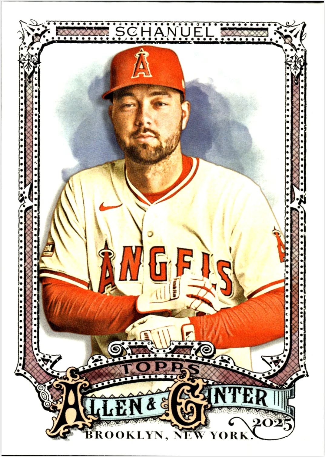 Nolan Schanuel 2025 Topps Allen & Ginter #161 baseball card - Front