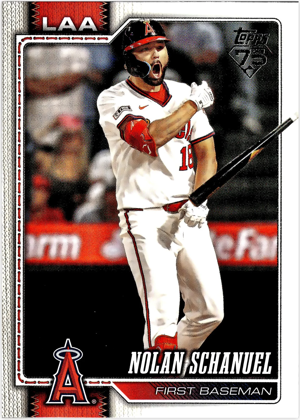 Nolan Schanuel 2026 Topps #43 baseball card - Front