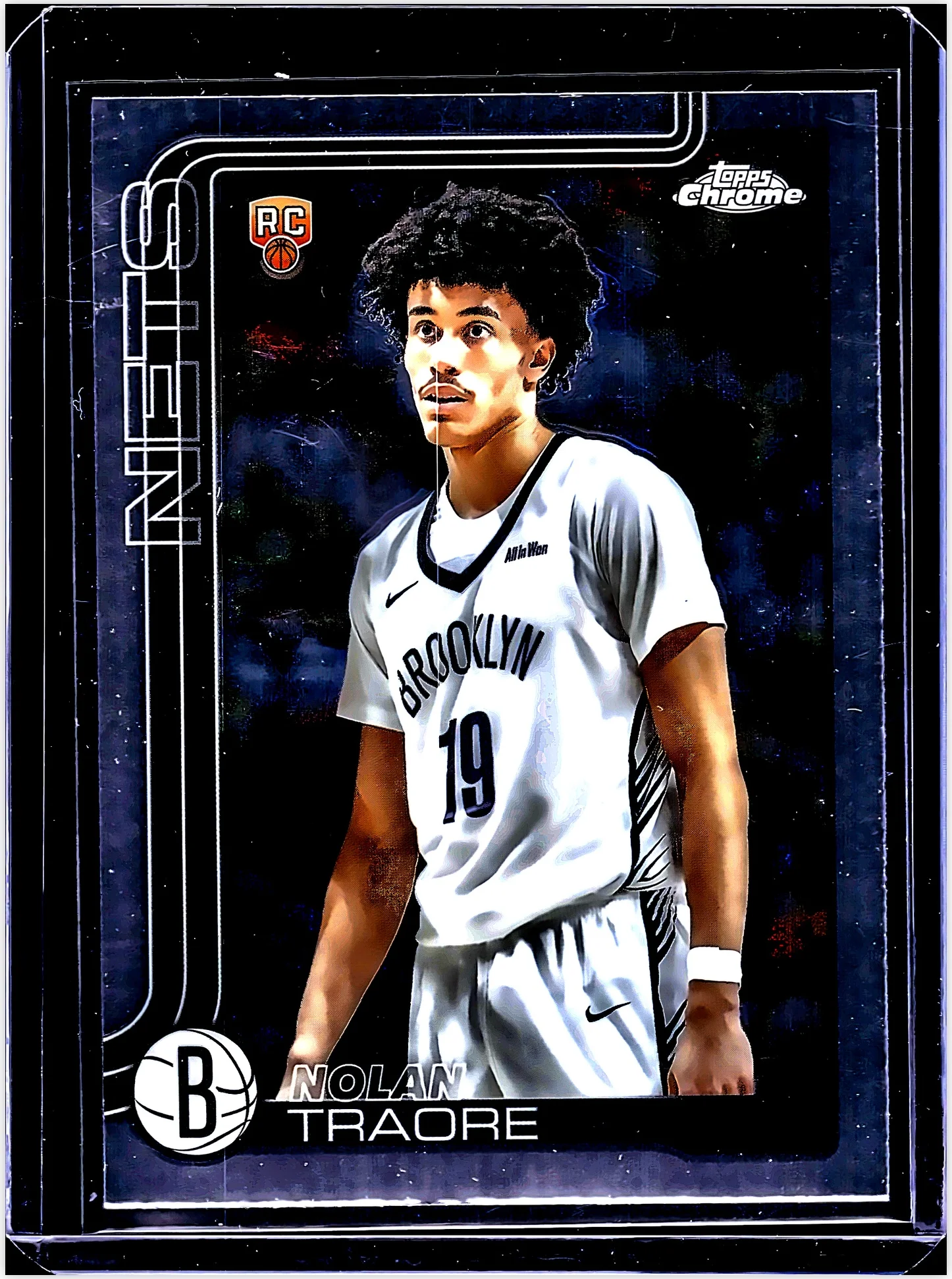 Nolan Traore 2025-26 Topps Chrome #269 basketball rookie card - Front