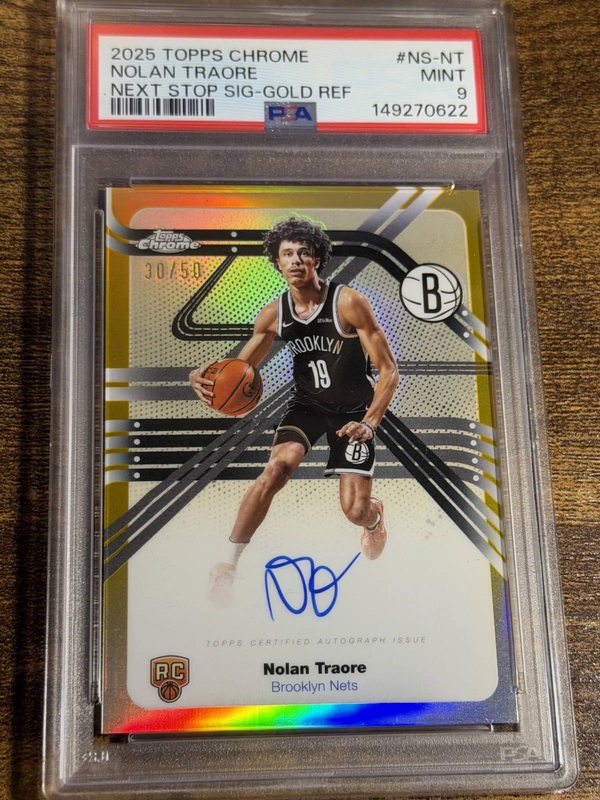 Nolan Traore 2025-26 Topps Chrome card