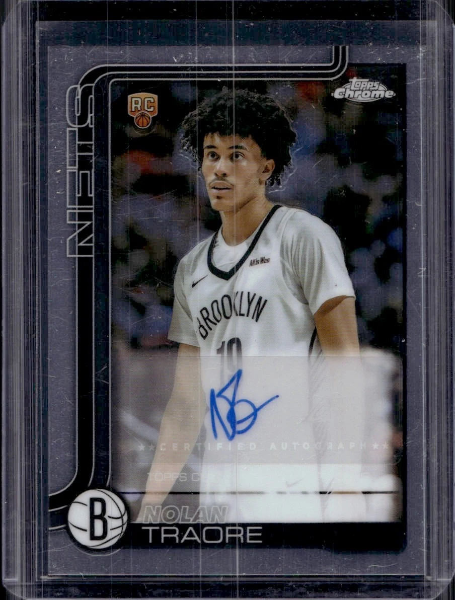 Nolan Traore 2025 Topps Chrome Basketball card