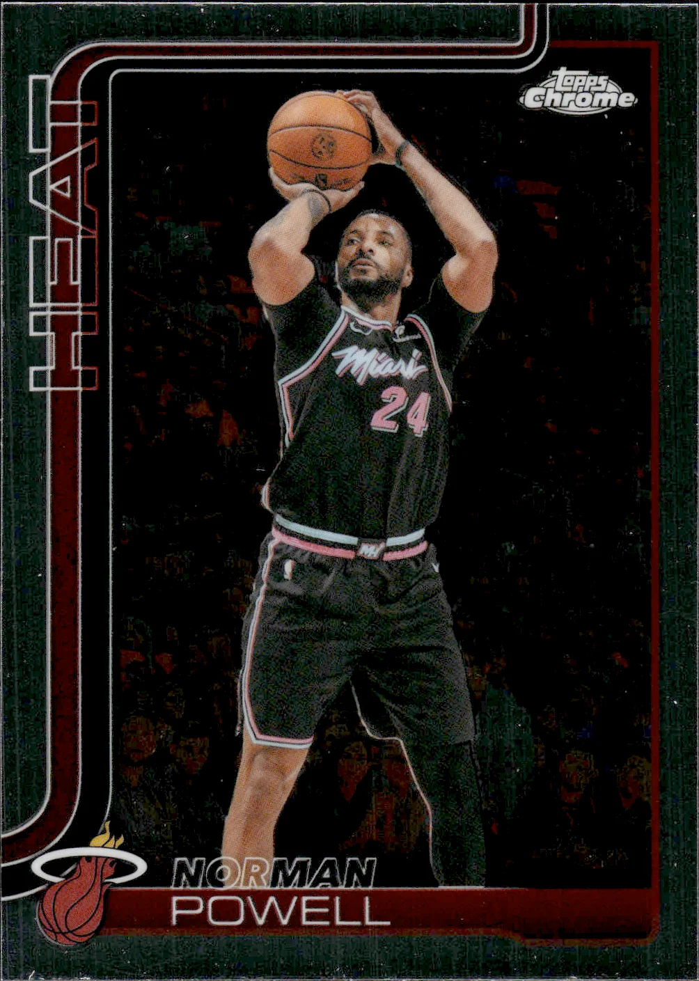 Norman Powell #58 2025 Topps Chrome Update Basketball basketball card - Front
