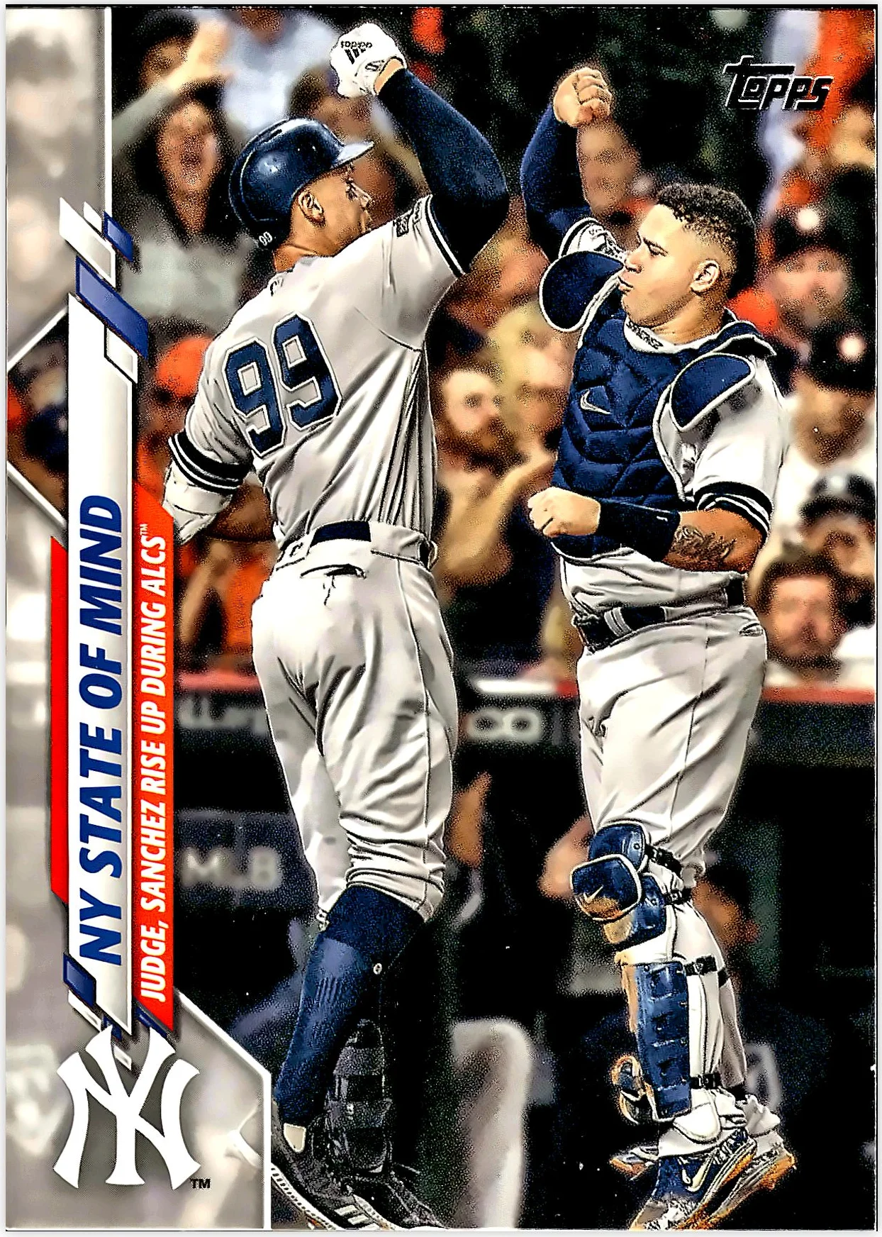 NY State of Mind 2020 Topps #591 582 Montgomery baseball card - Front