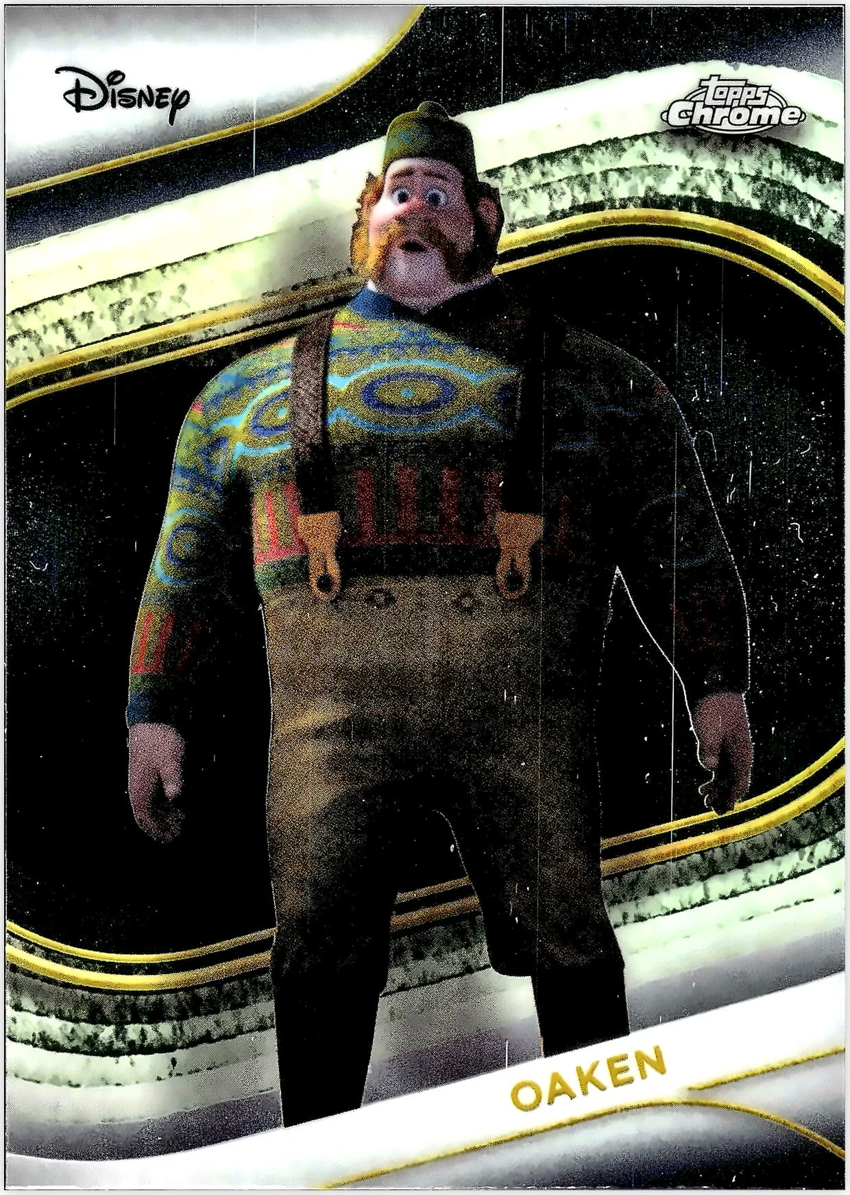 Oaken 2025 Topps Chrome Disney #114 trading card - Front
