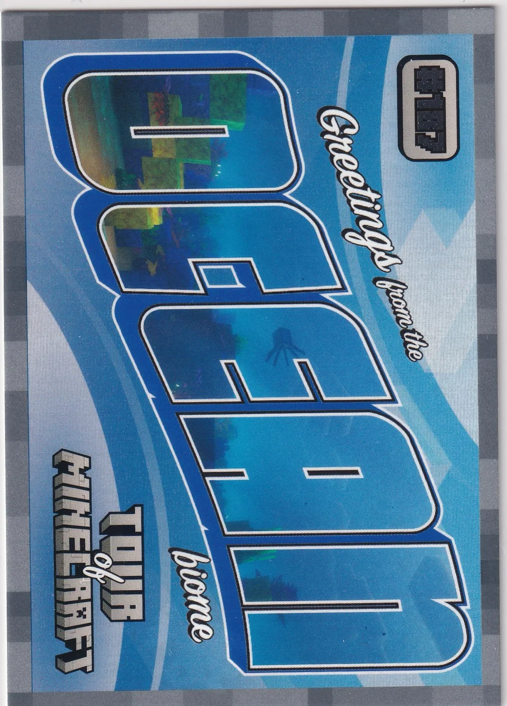 Ocean Biome 2024 Panini Minecraft #187 trading card - Front