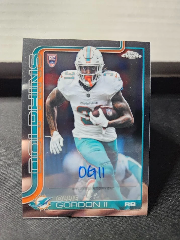 Ollie Gordon II 2025 Topps Chrome Football card