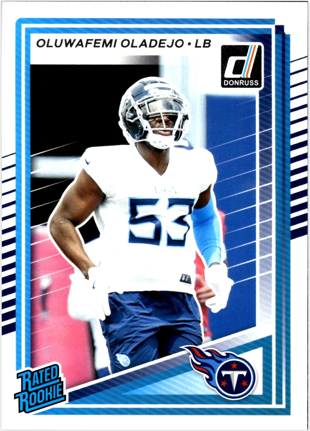 Oluwafemi Oladejo 2025 Donruss #384 football rookie card - Front