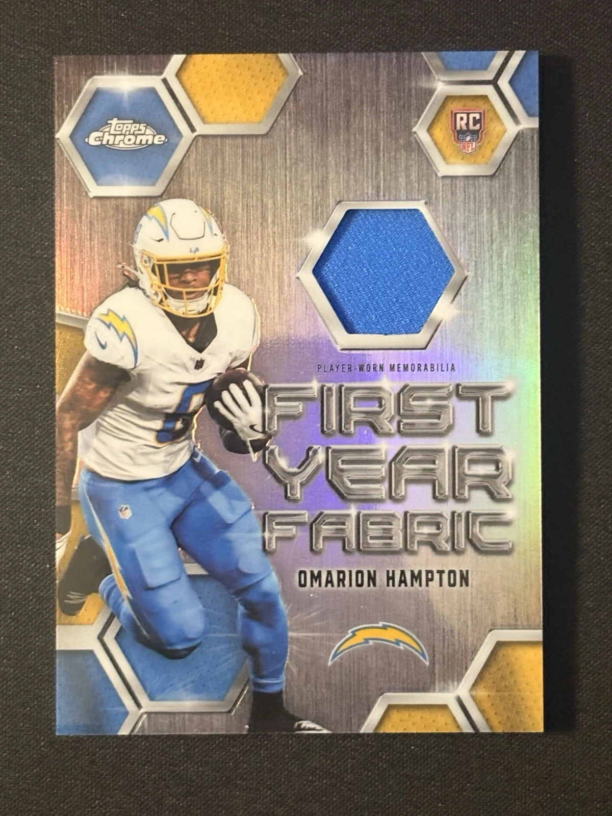 Omarion Hampton 2025 Topps Chrome Football card
