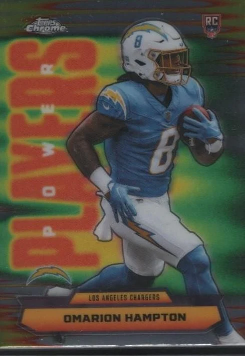 Omarion Hampton 2025 Topps Chrome Football card