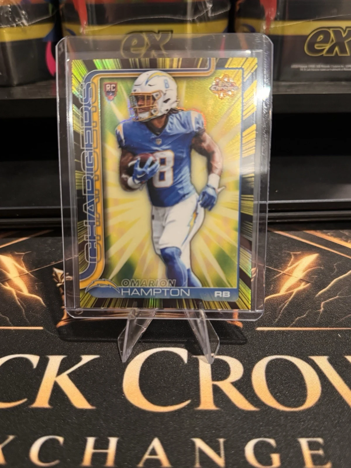 Omarion Hampton 2025 Topps Chrome Football card