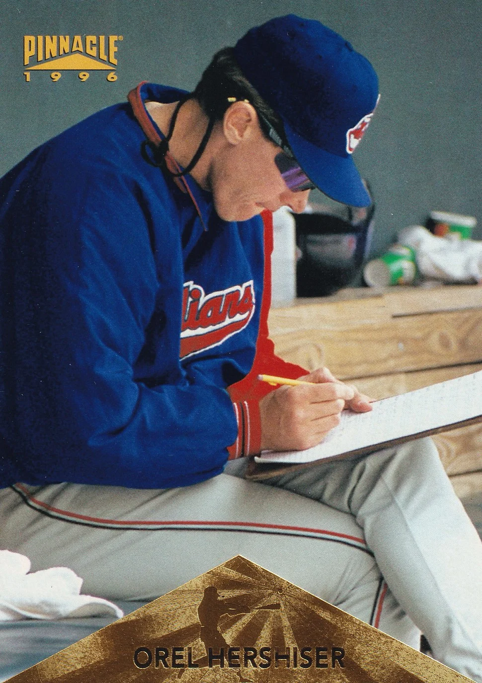 Orel Hershiser 1996 Pinnacle #248 baseball card - Front