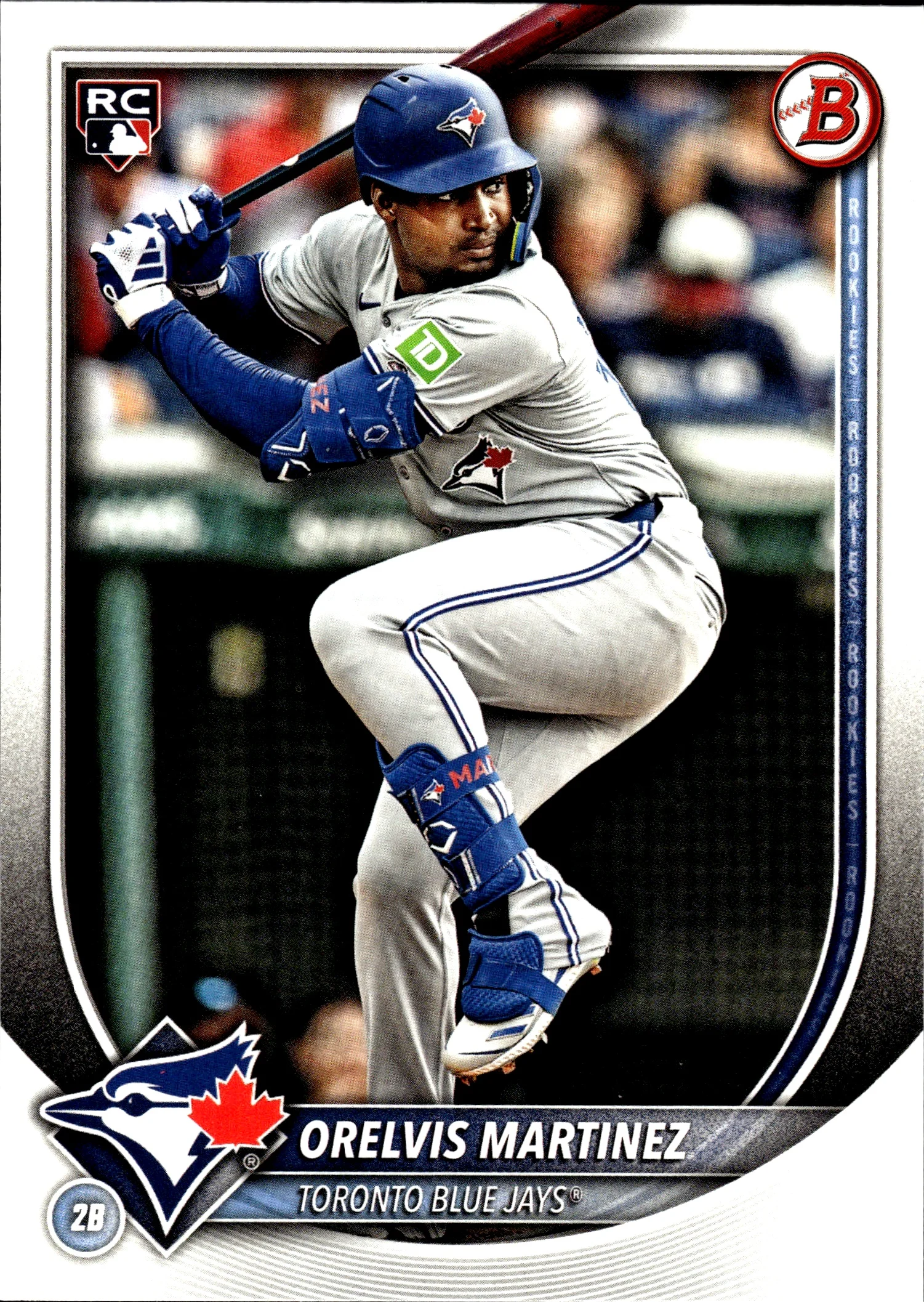 Orelvis Martinez 2025 Bowman #75 baseball rookie card - Front