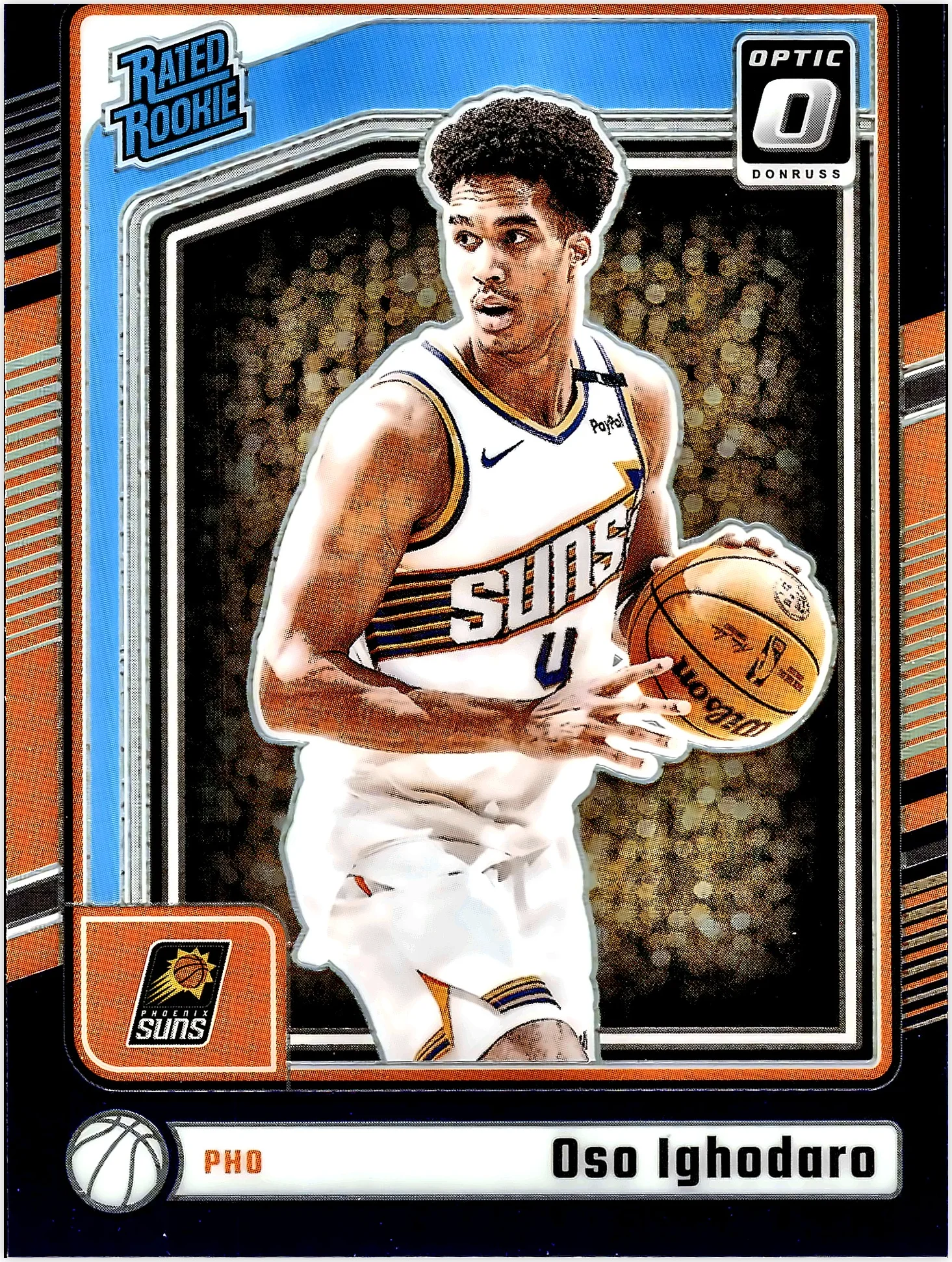 Oso Ighodaro 2024-25 Donruss Optic #258 Purple basketball rookie card - Front