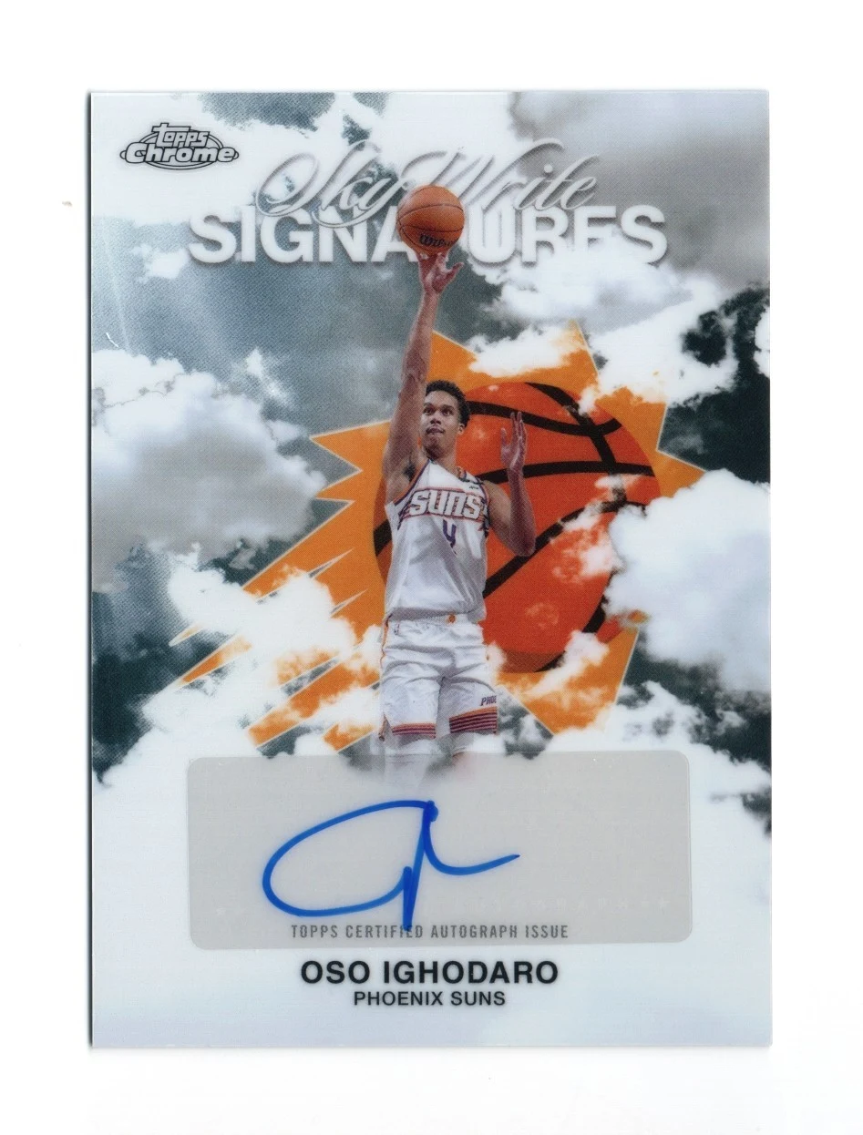 Oso Ighodaro 2025-26 Topps Chrome card