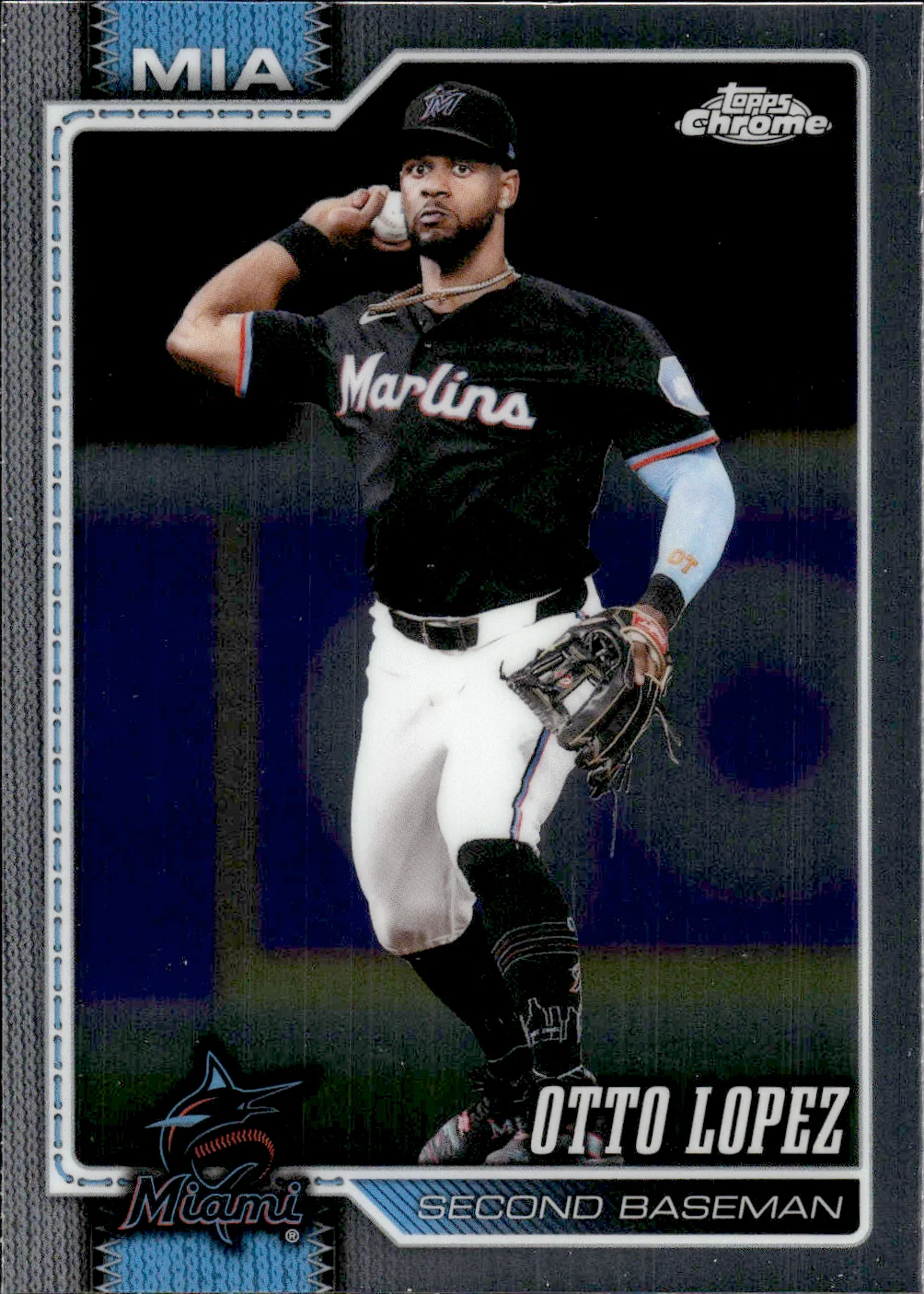 Otto Lopez #116 2026 Topps Chrome Baseball baseball card - Front