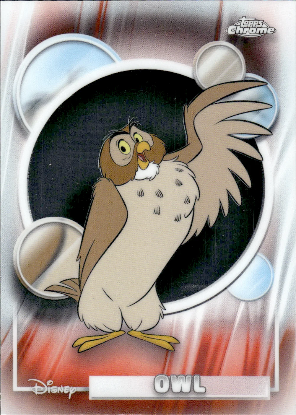Owl #104 2026 Topps Chrome Disney trading card - Front