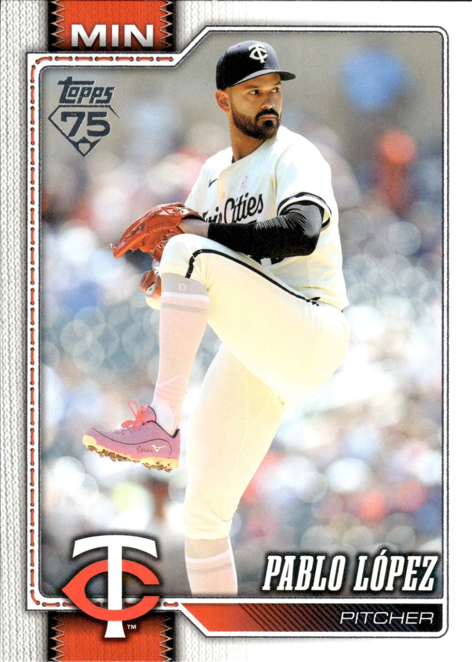 Pablo López #509 2026 Topps Series 2 Baseball baseball card - Front
