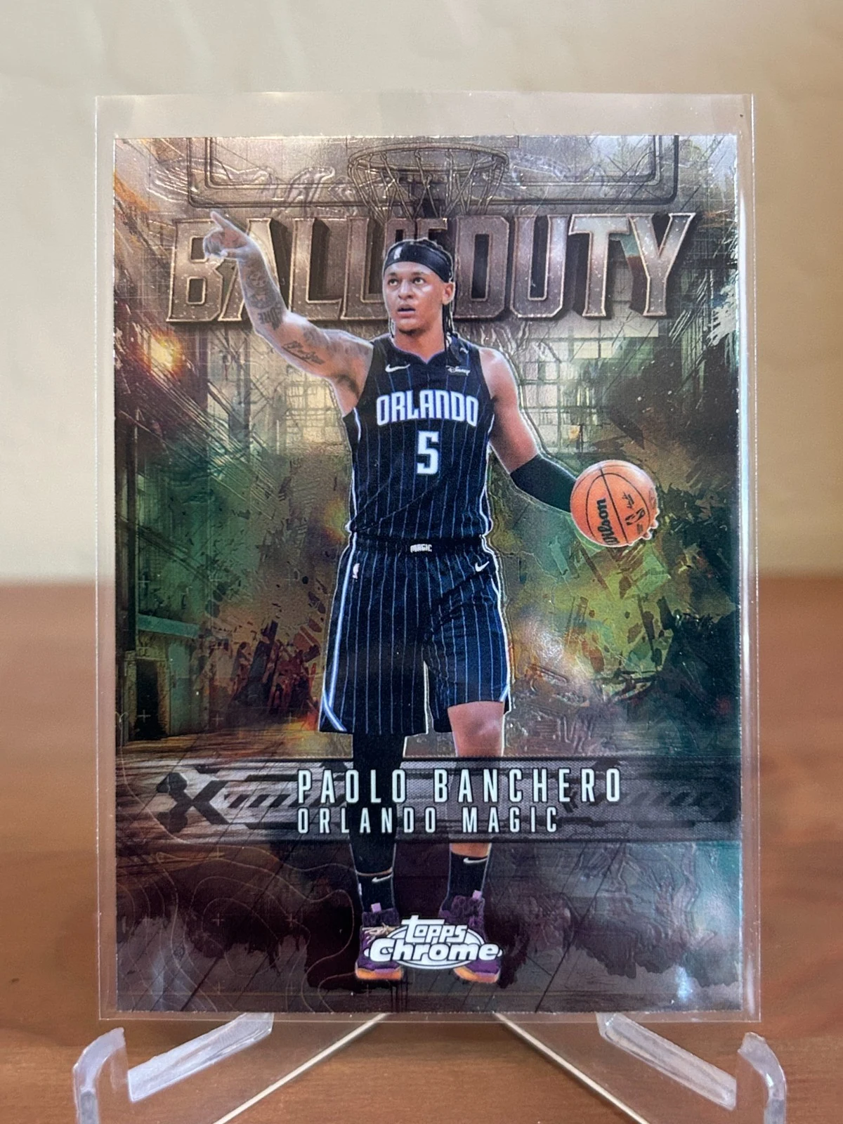 Paolo Banchero 2025-26 Topps Chrome card