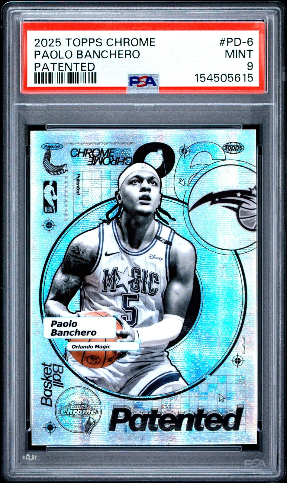 Paolo Banchero 2025 Topps Chrome Basketball card