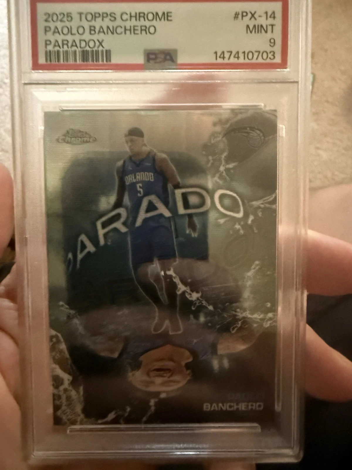 Paolo Banchero 2025 Topps Chrome Basketball card