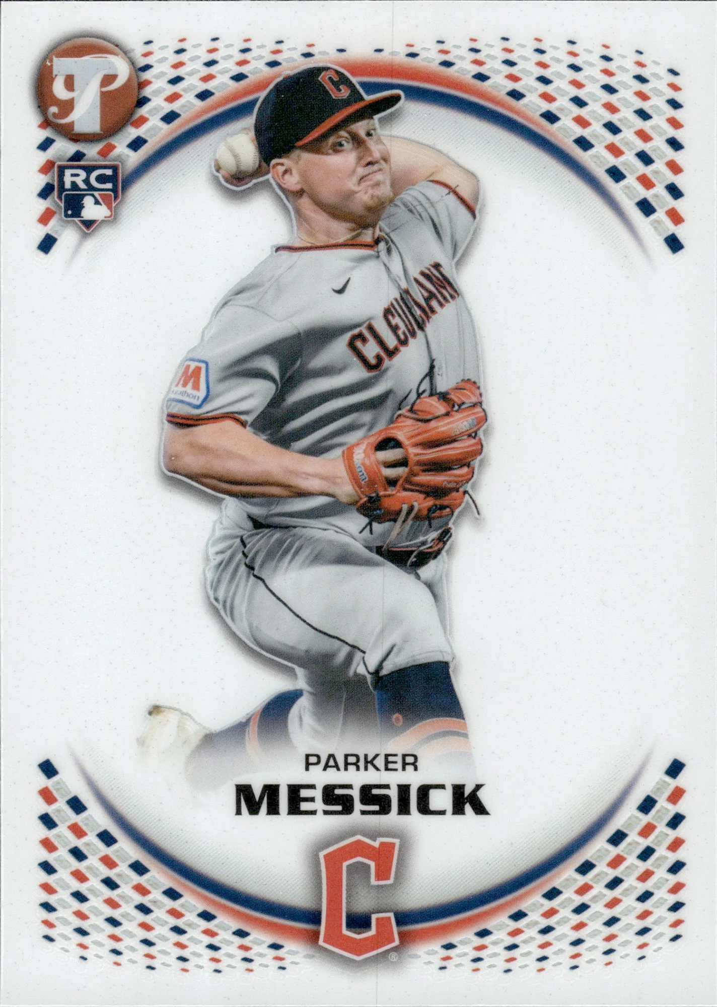 Parker Messick Rookie Card 2026 Topps Pristine Baseball baseball rookie card - Front