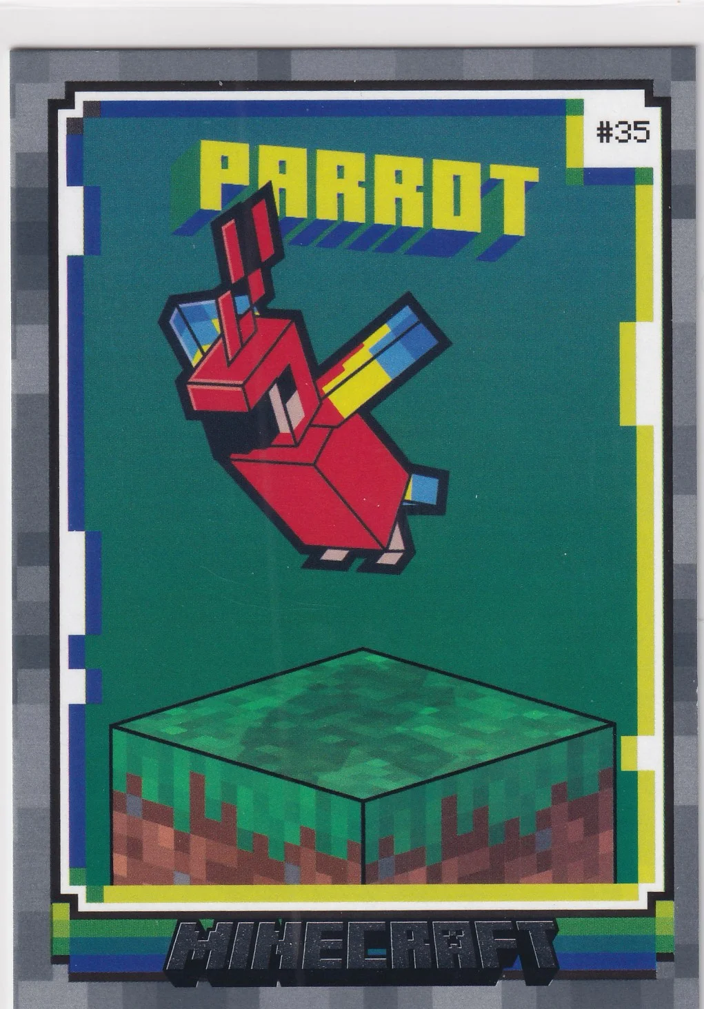 Parrot 2024 Panini Minecraft #35 trading card - Front