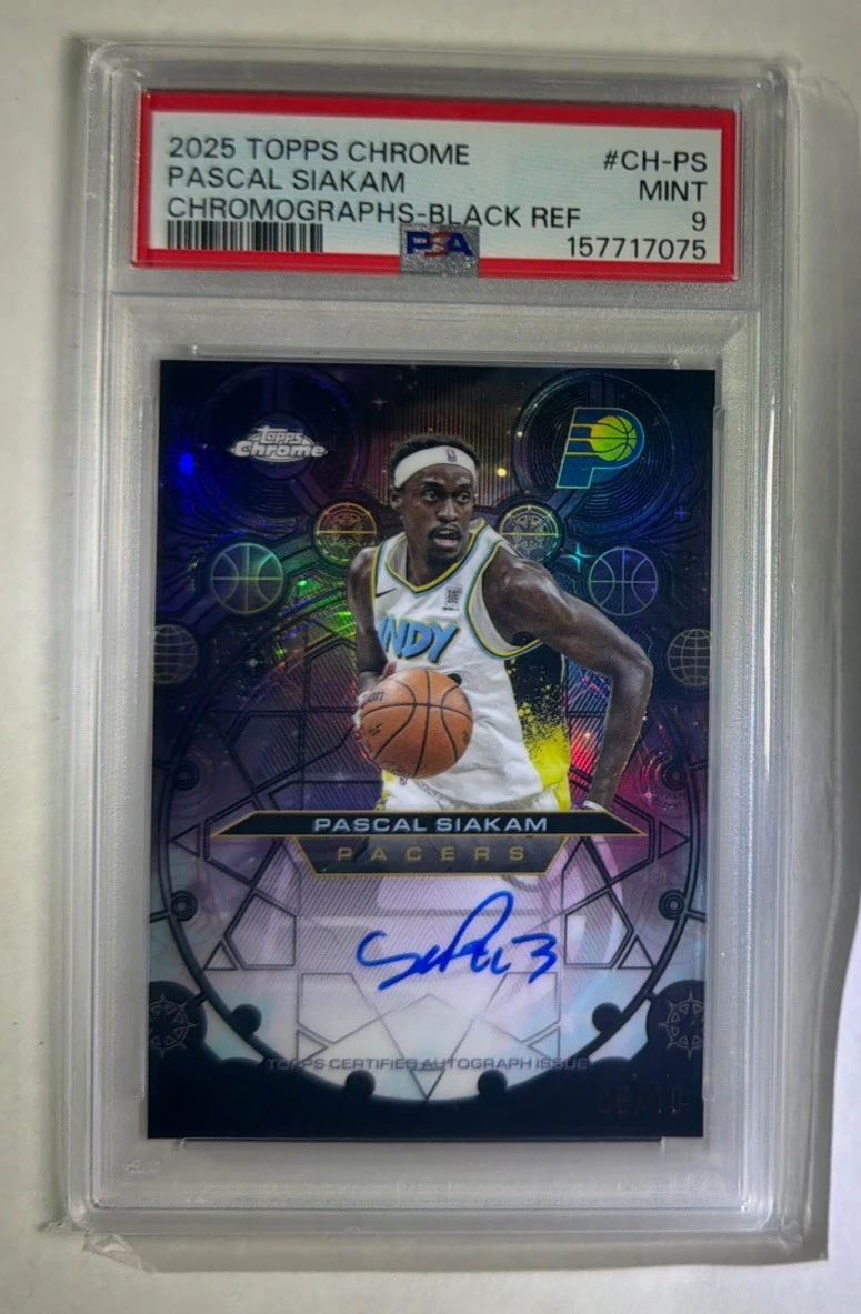 Pascal Siakam 2025 Topps Chrome Basketball card