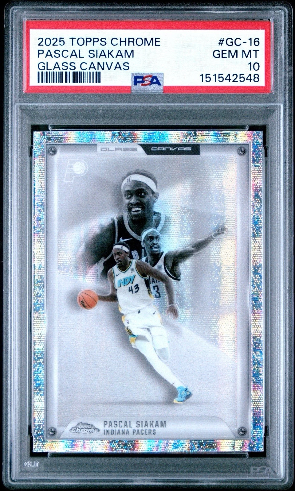 Pascal Siakam 2025-26 Topps Chrome card