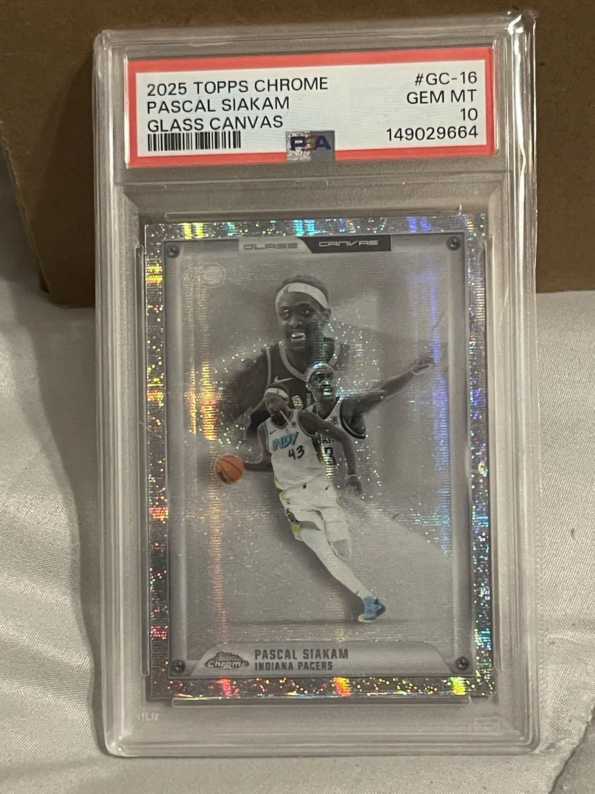 Pascal Siakam 2025 Topps Chrome Basketball card