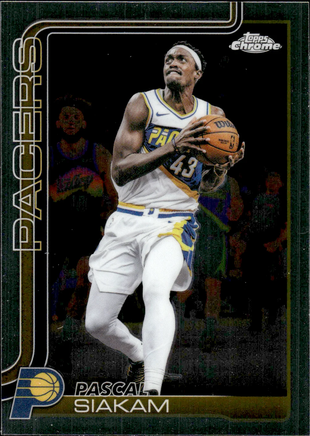 Pascal Siakam #27 2025 Topps Chrome Update Basketball basketball card - Front