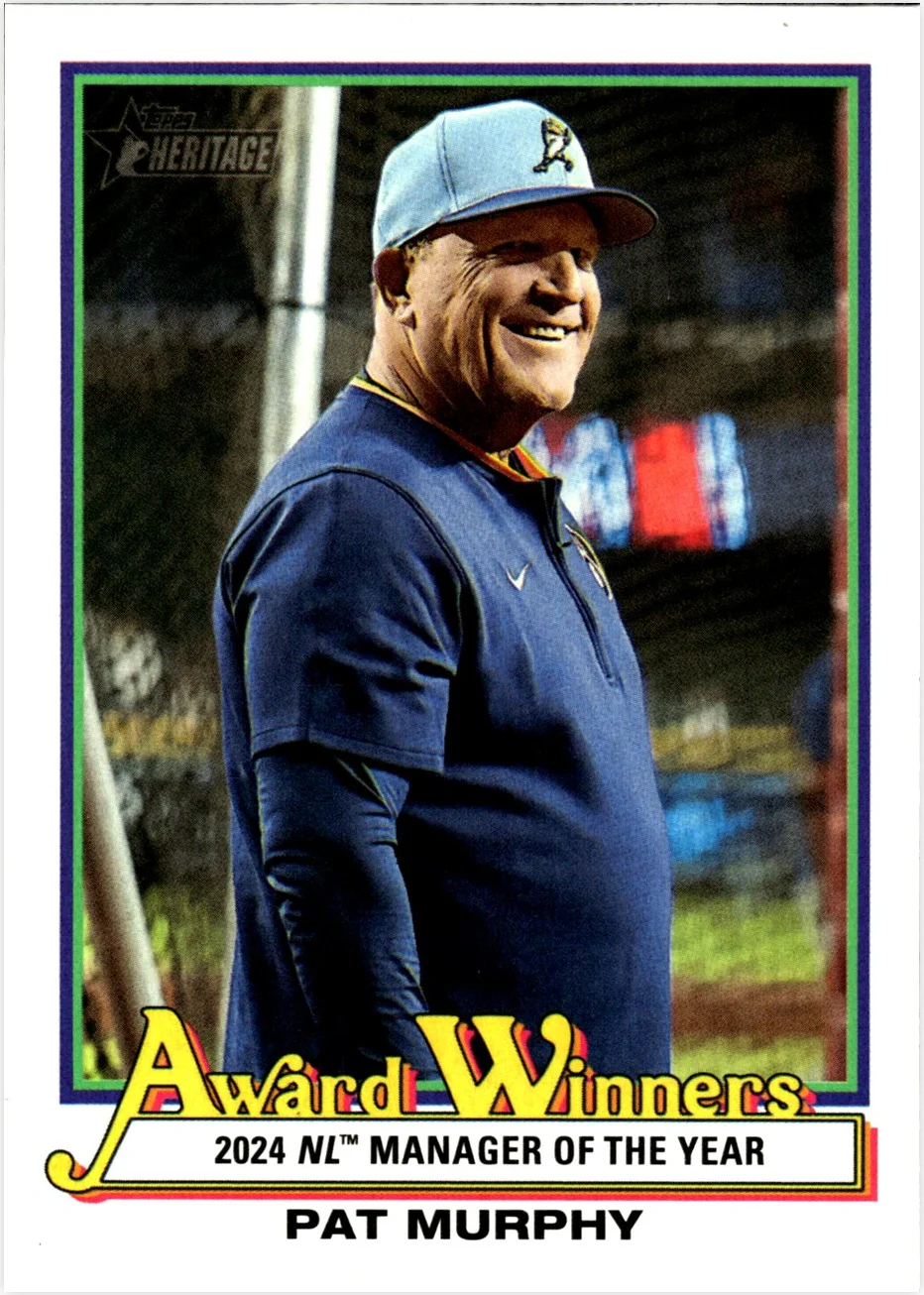 Pat Murphy 2025 Topps Heritage #AW-8 Award Winners baseball card - Front