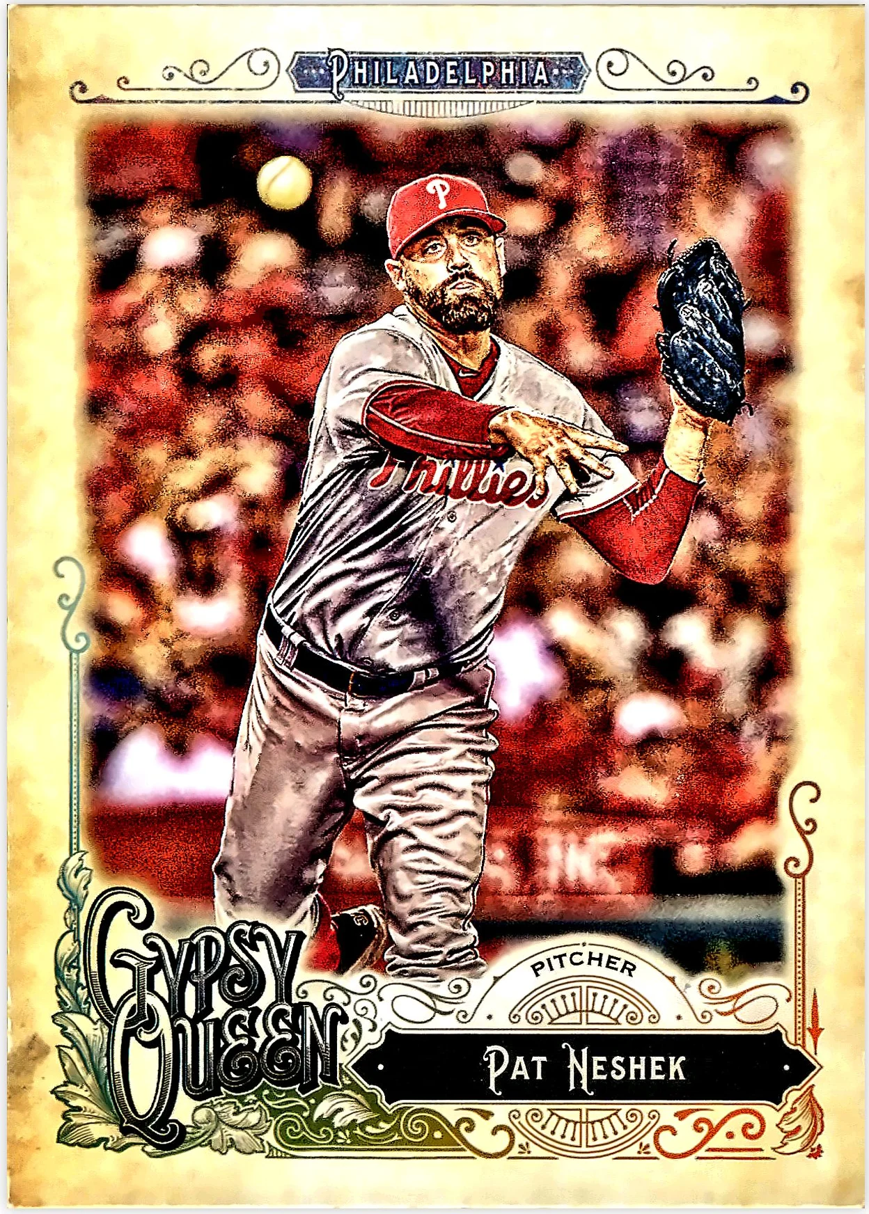 Pat Neshek 2017 Topps Gypsy Queen #251 baseball card - Front
