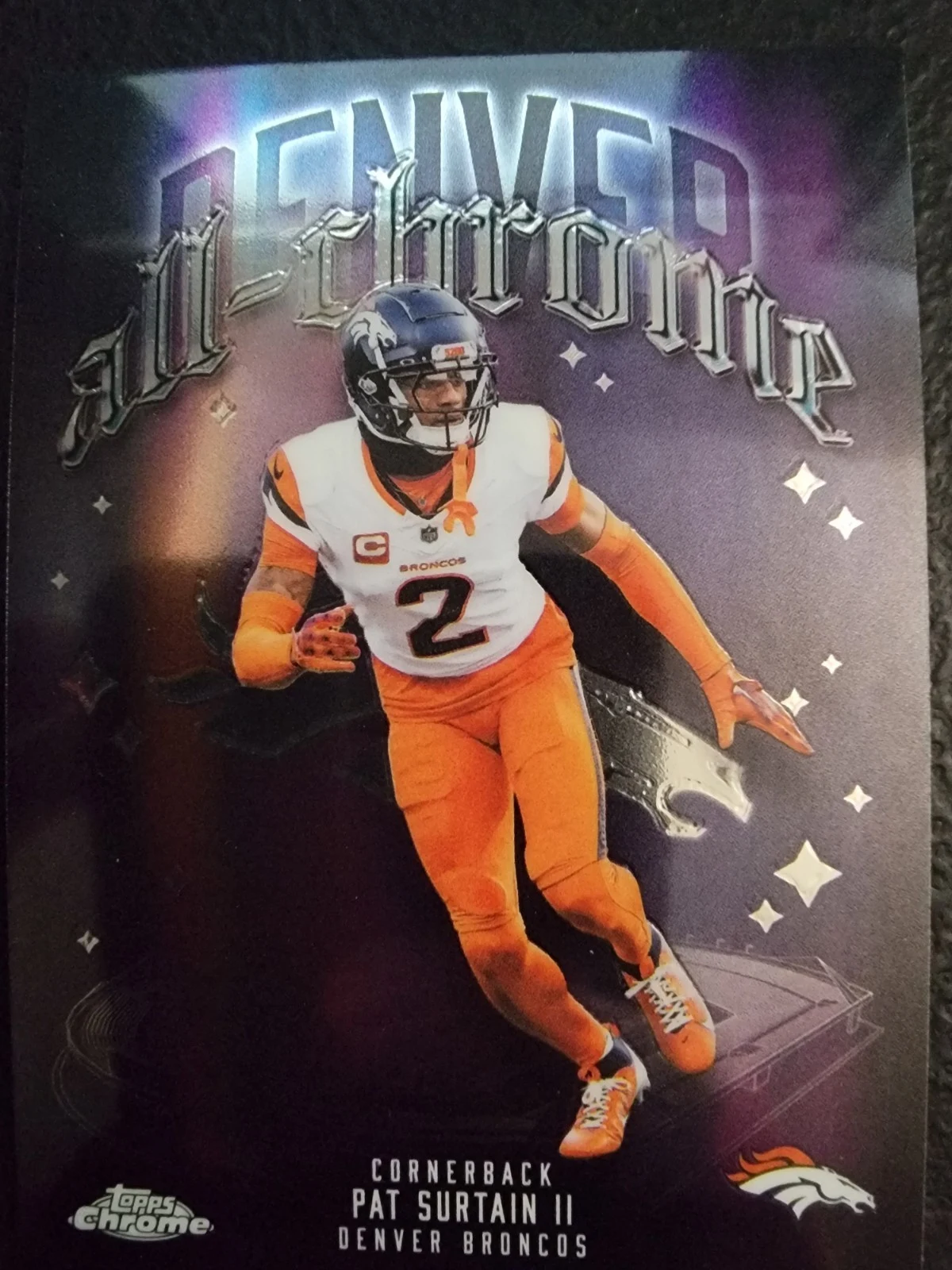 Pat Surtain II 2025 Topps Chrome Football card