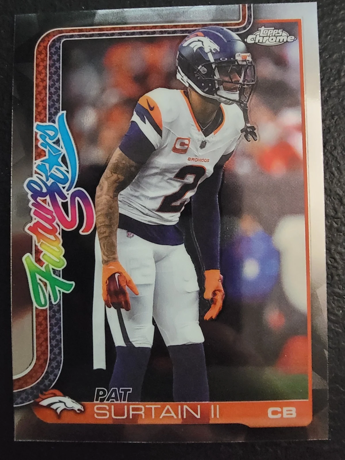 Pat Surtain II 2025 Topps Chrome Football card