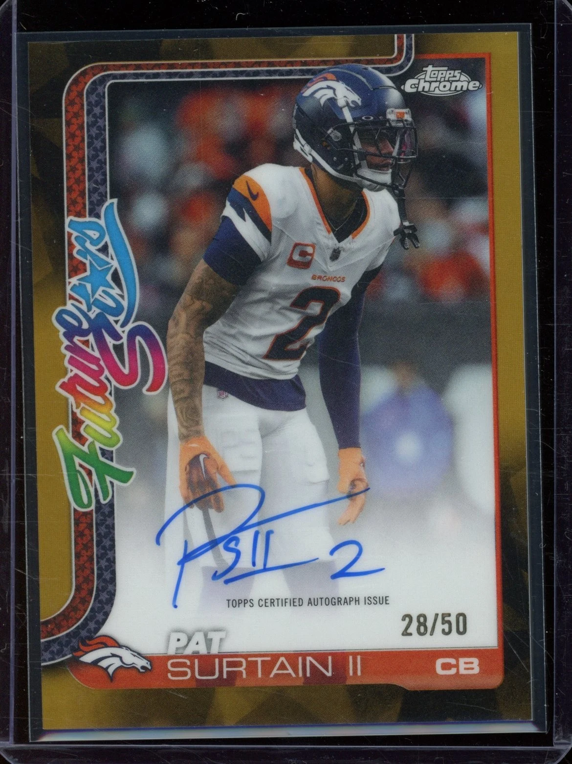 Pat Surtain II 2025 Topps Chrome Football card
