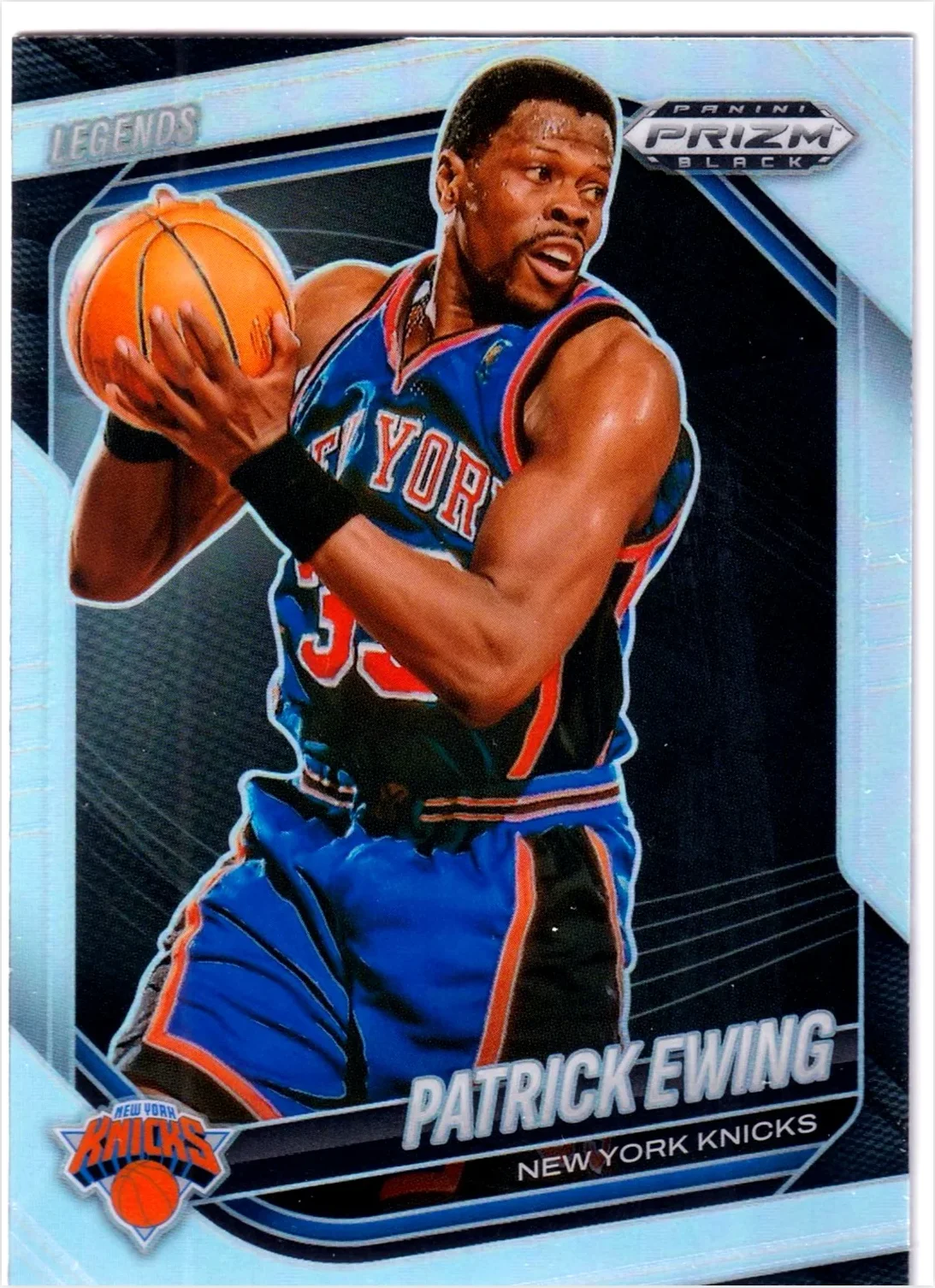 Patrick Ewing 2024-25 Panini Prizm Black #255 Silver basketball card - Front