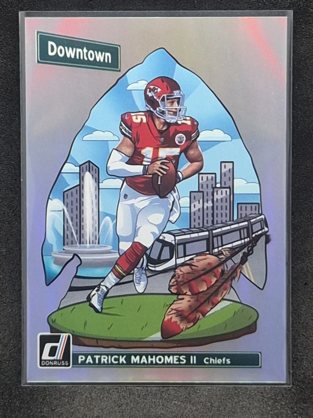 Patrick Mahomes II #DT-18 2018 Donruss Football Downtown front