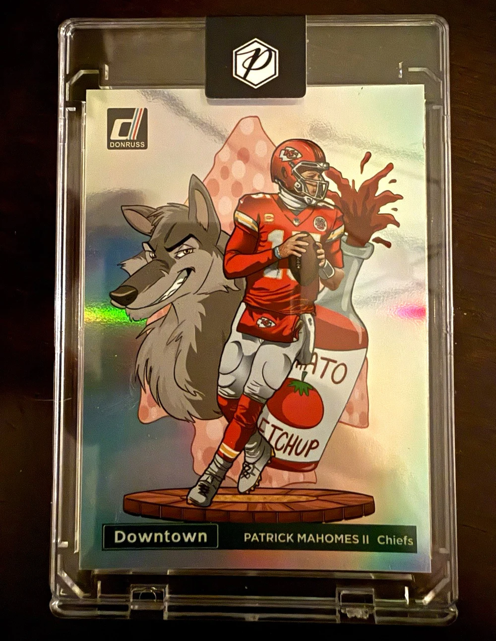 Patrick Mahomes II #D-6 2023 Donruss Football Downtown front