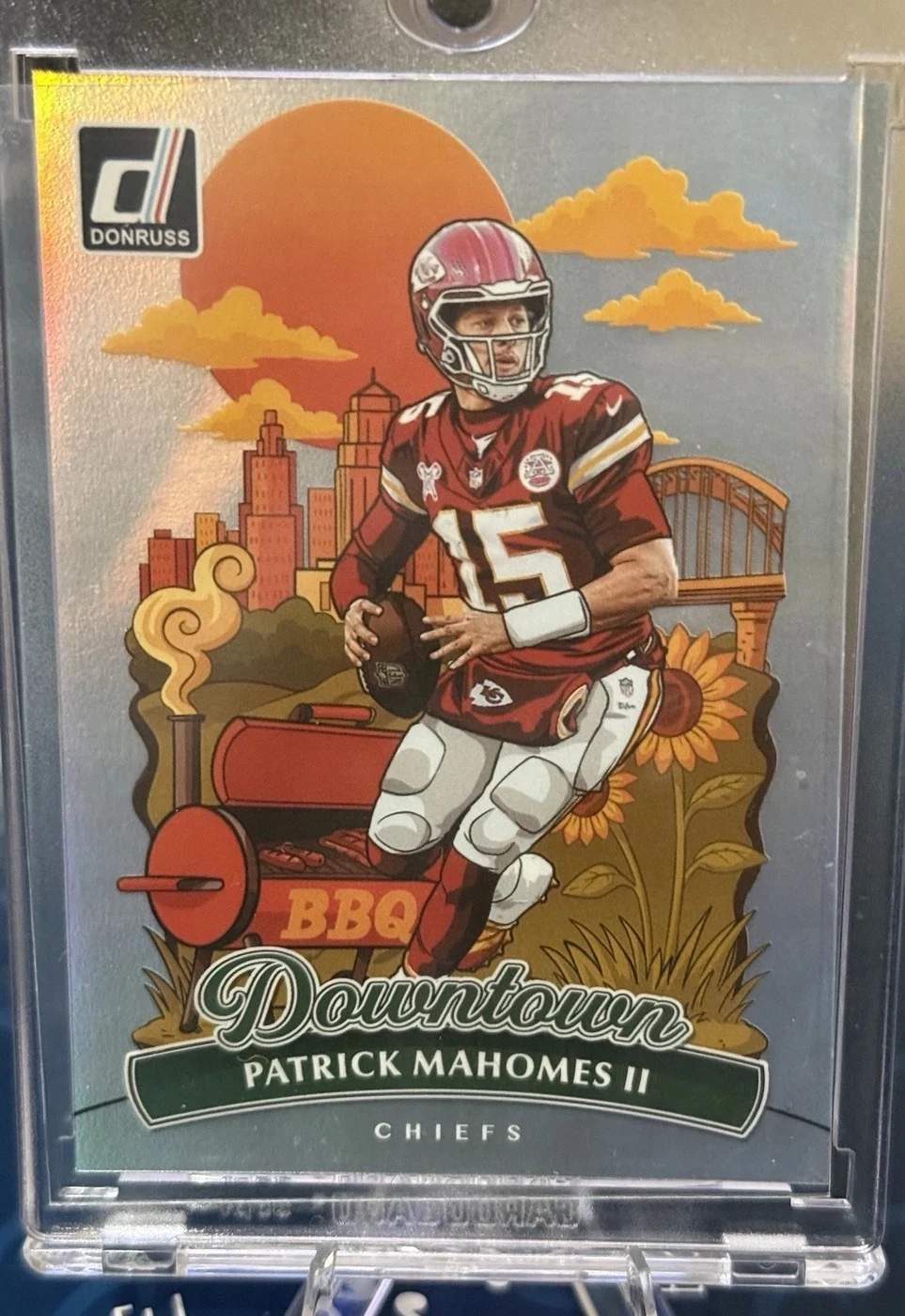 Patrick Mahomes II #8 2025 Donruss Football Downtown front