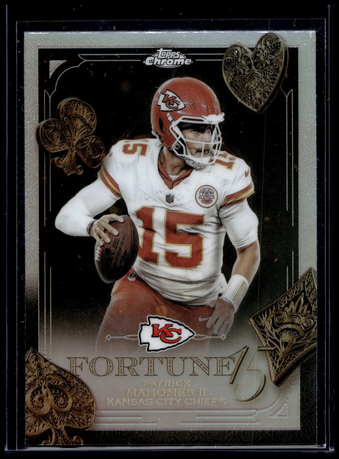 Patrick Mahomes II 2025 Topps Chrome Football card