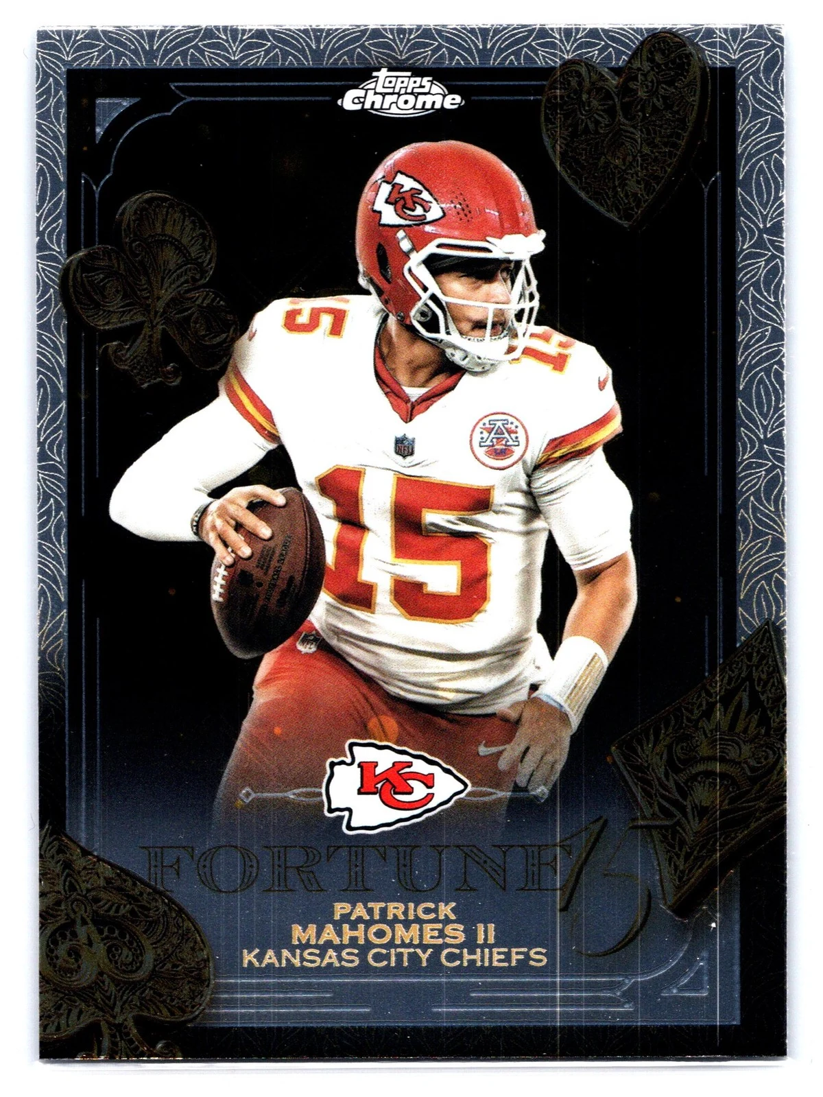 Patrick Mahomes II 2025 Topps Chrome Football card