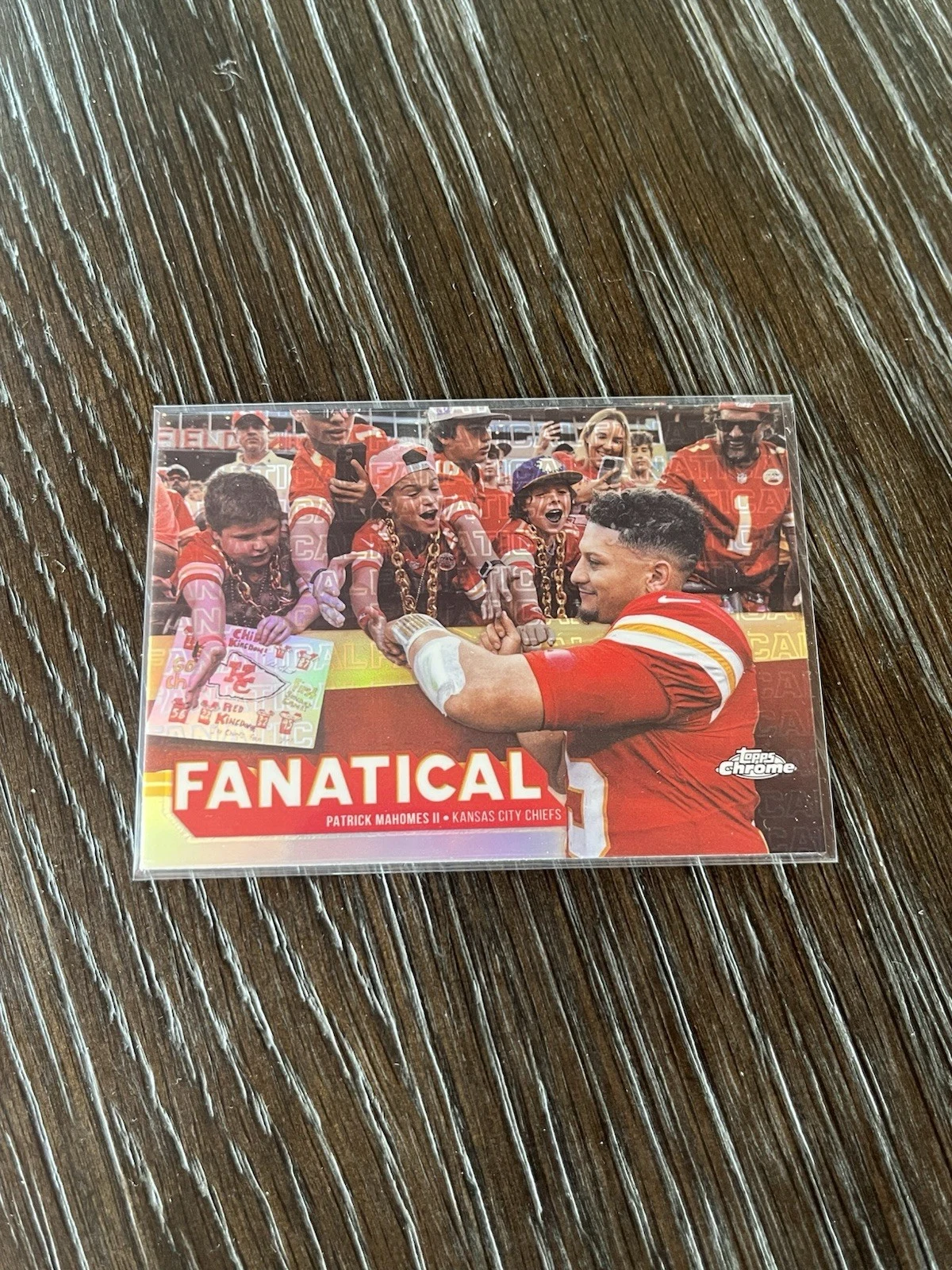 Patrick Mahomes II 2025 Topps Chrome Football card