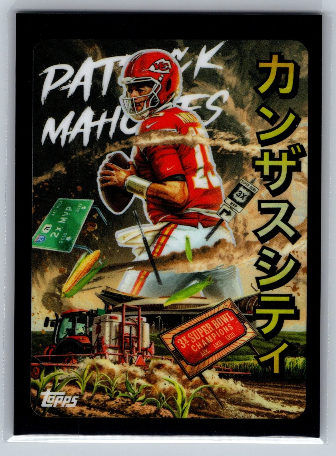 Patrick Mahomes II 2025 Topps Chrome Football card