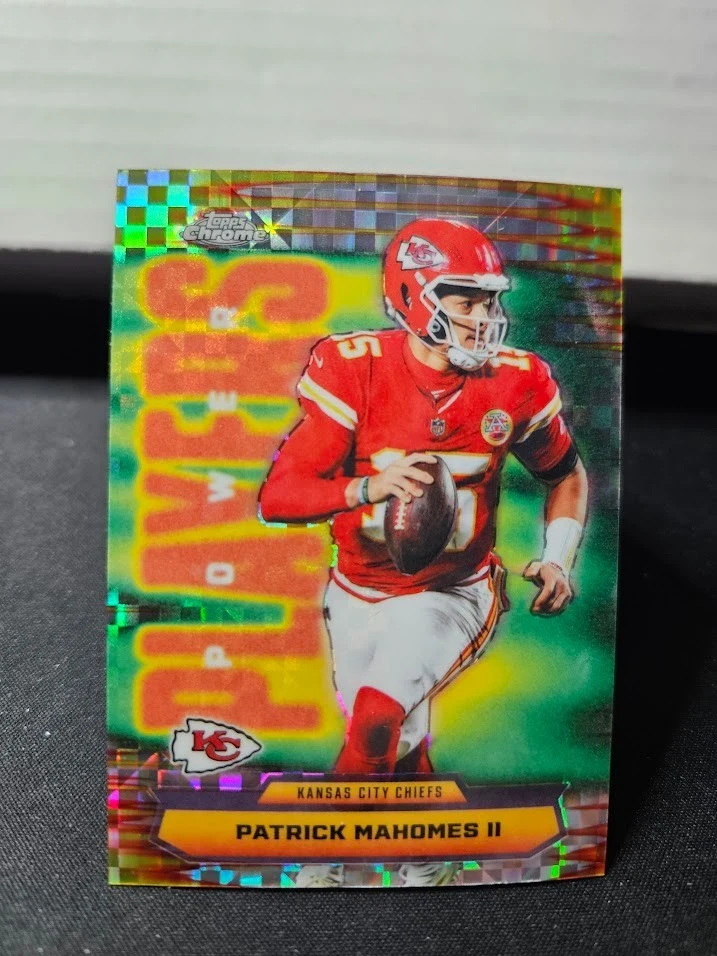 Patrick Mahomes II 2025 Topps Chrome Football card