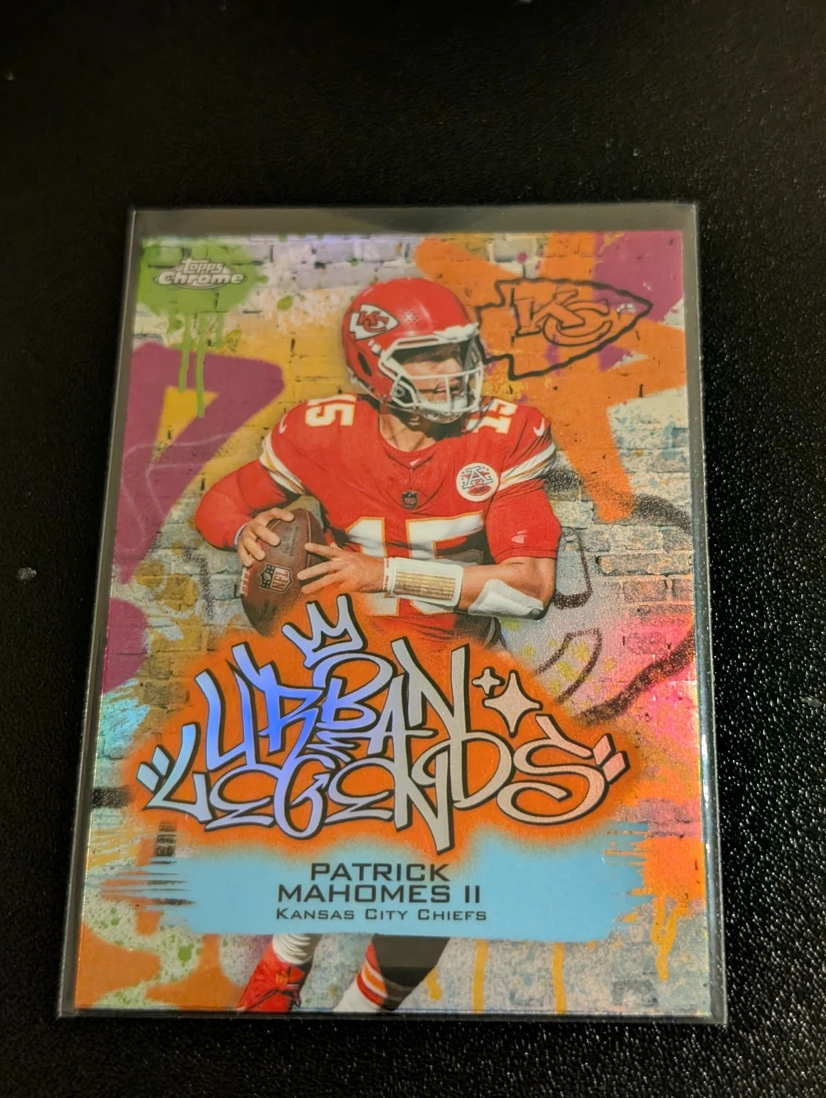 Patrick Mahomes II 2025 Topps Chrome Football card